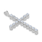 Pendente - Oro bianco 18 kt. - 0,80 ct. tw. Diamante (Naturale)