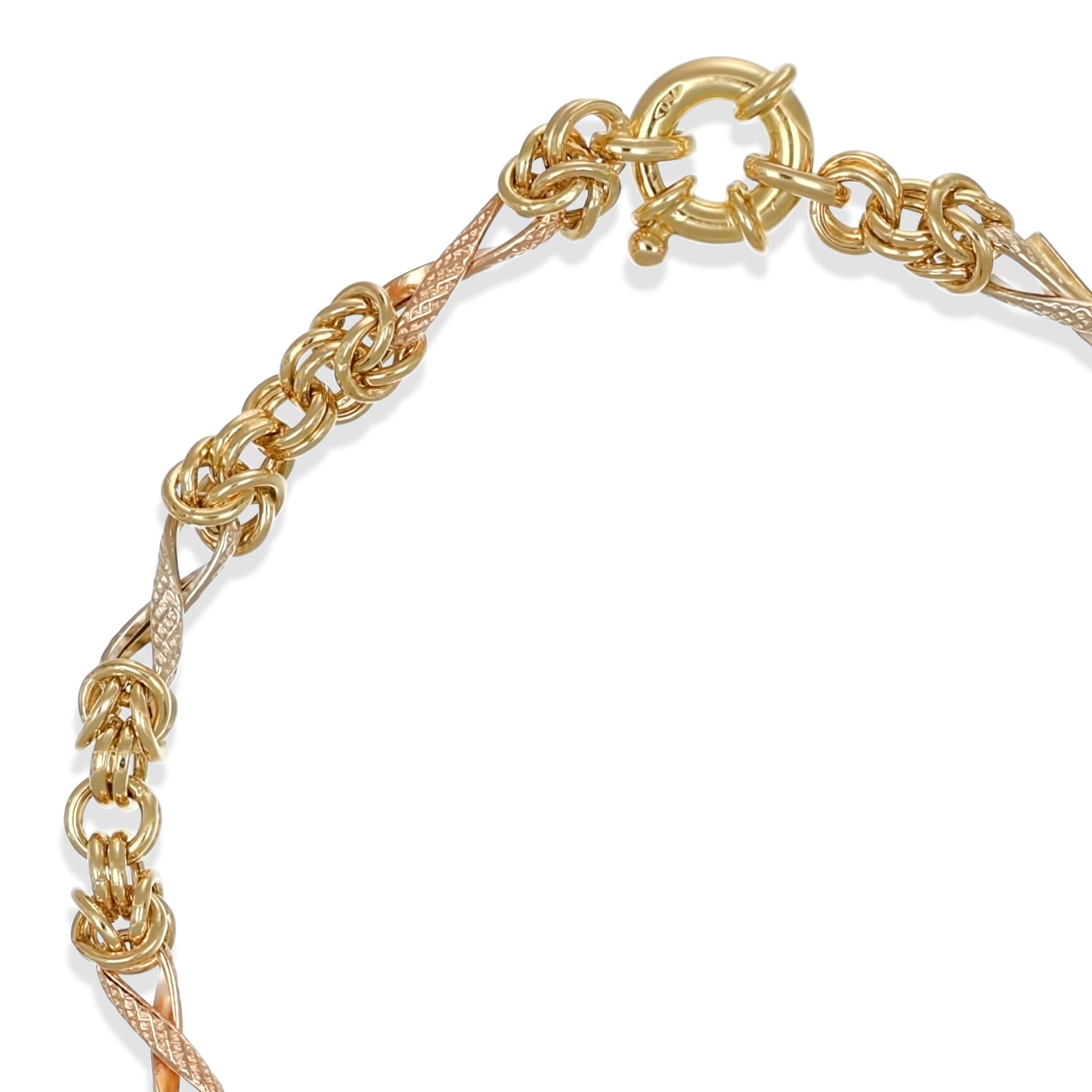 Bracciale in Oro giallo, Oro bianco, Oro rosa 18 carati