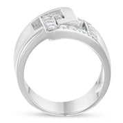 Anello - 18 carati Oro bianco - 0.30ct. tw. Diamante (Naturale)