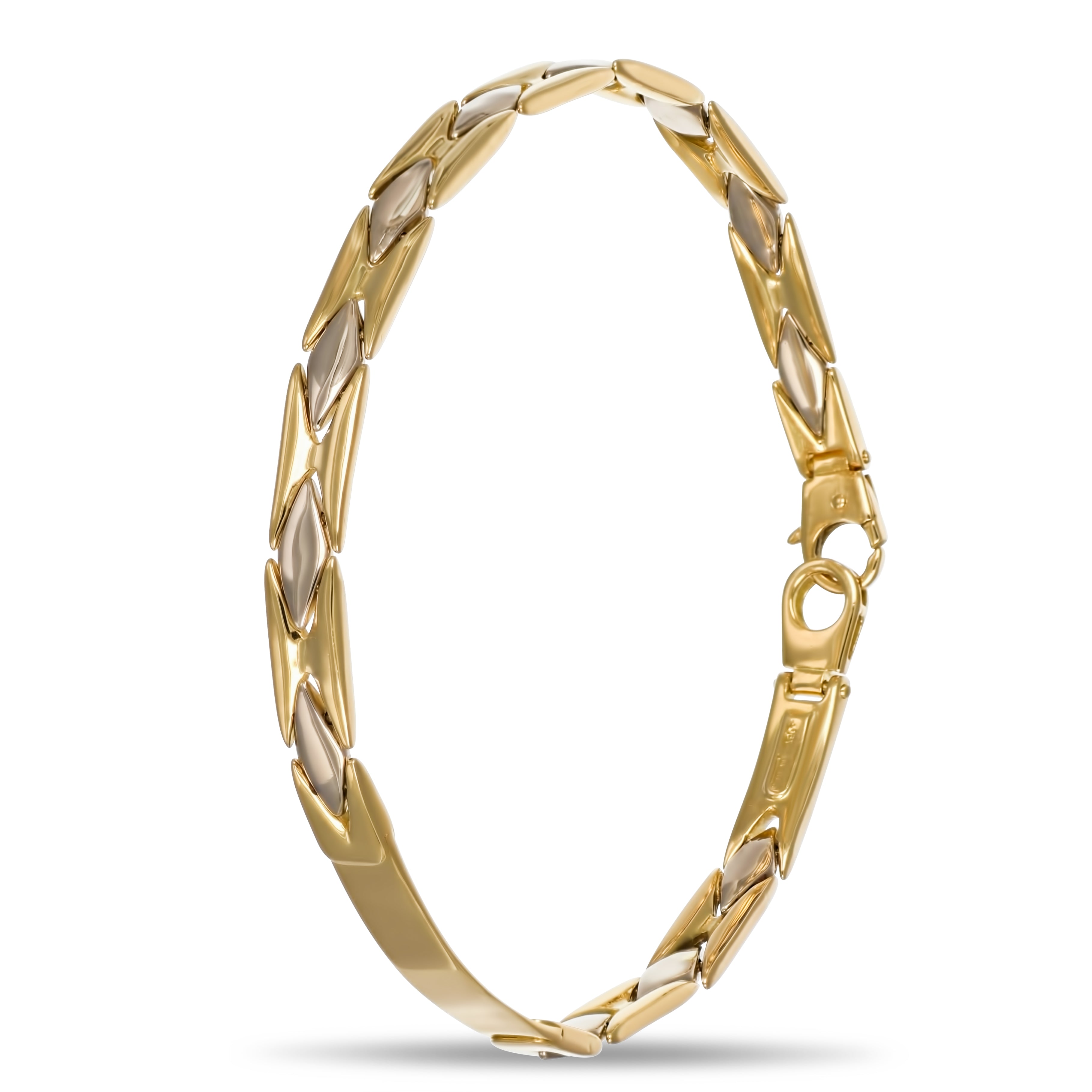 Bracciale in Oro giallo , Oro bianco 18 carati