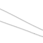 Collana con ciondolo - 18 carati Oro bianco - 0.10ct. tw. Diamante (Naturale)