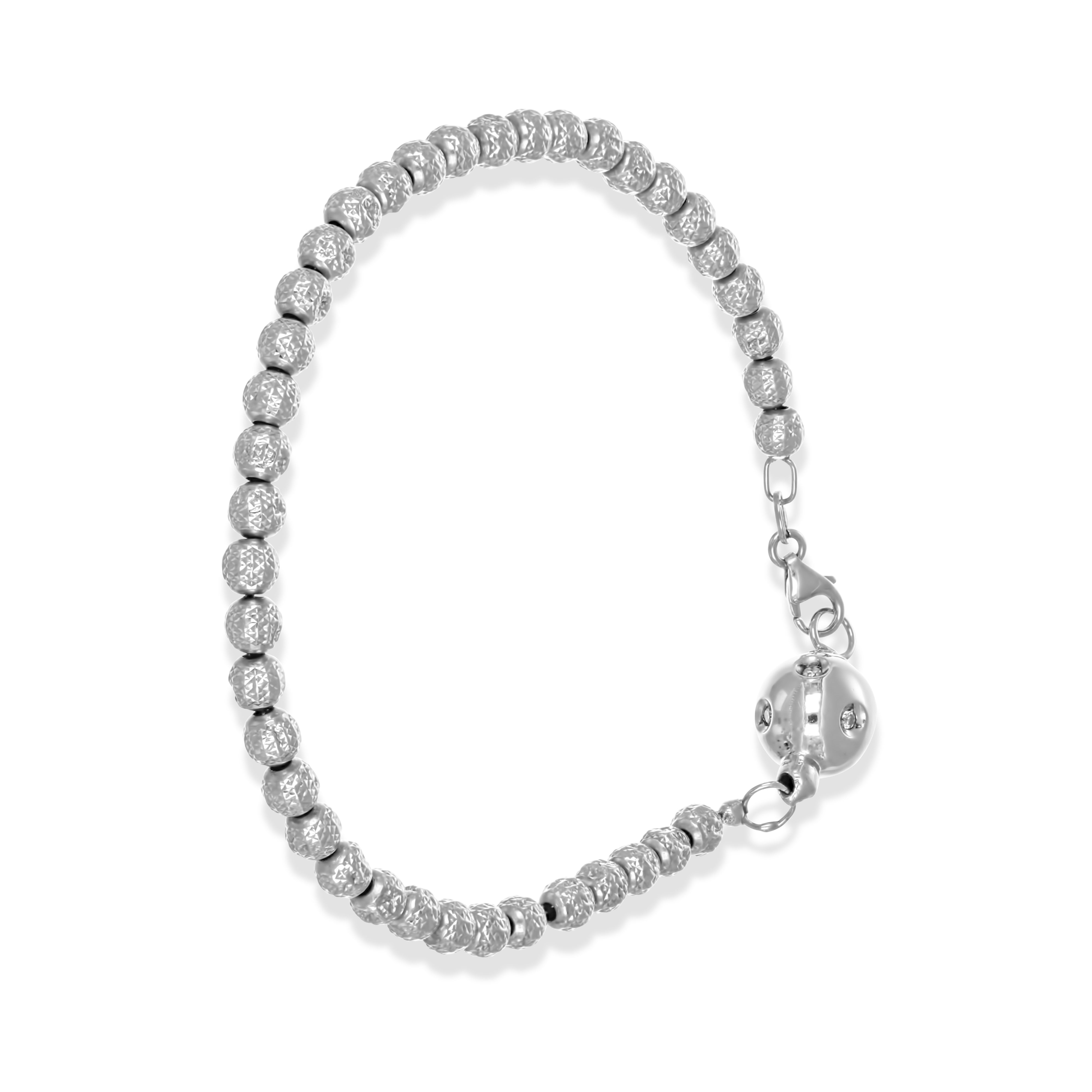 Bracciale - 18 carati Oro bianco - 0.06ct. tw. Diamante