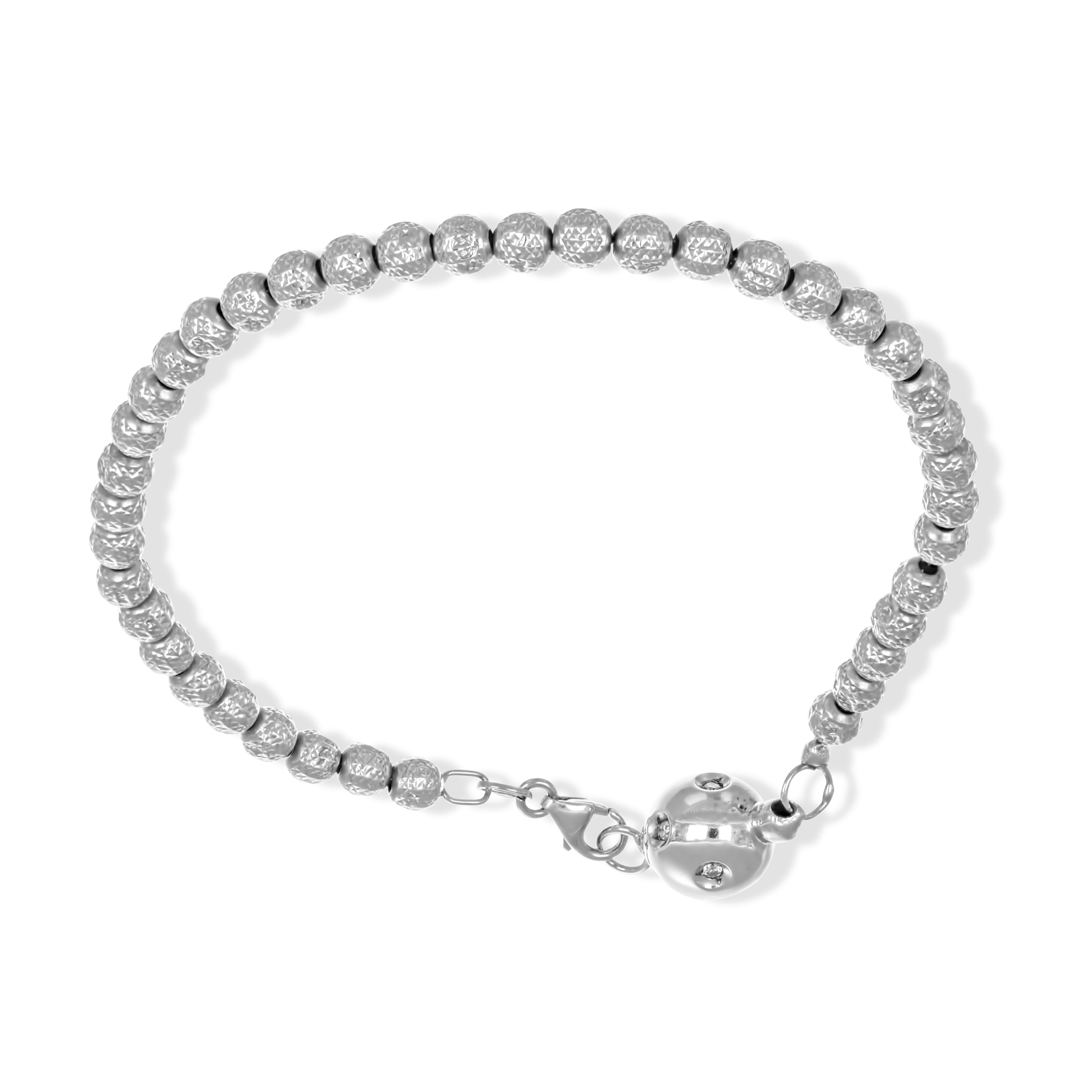 Bracciale - 18 carati Oro bianco - 0.06ct. tw. Diamante