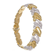 Bracciale in Oro giallo ,Oro Bianco 18 carati