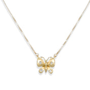 Collana con ciondolo - 18 carati Oro giallo - 0.06ct. tw. Diamante (Naturale)