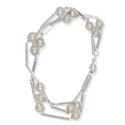 Bracciale - Oro bianco 18 kt. - Perla