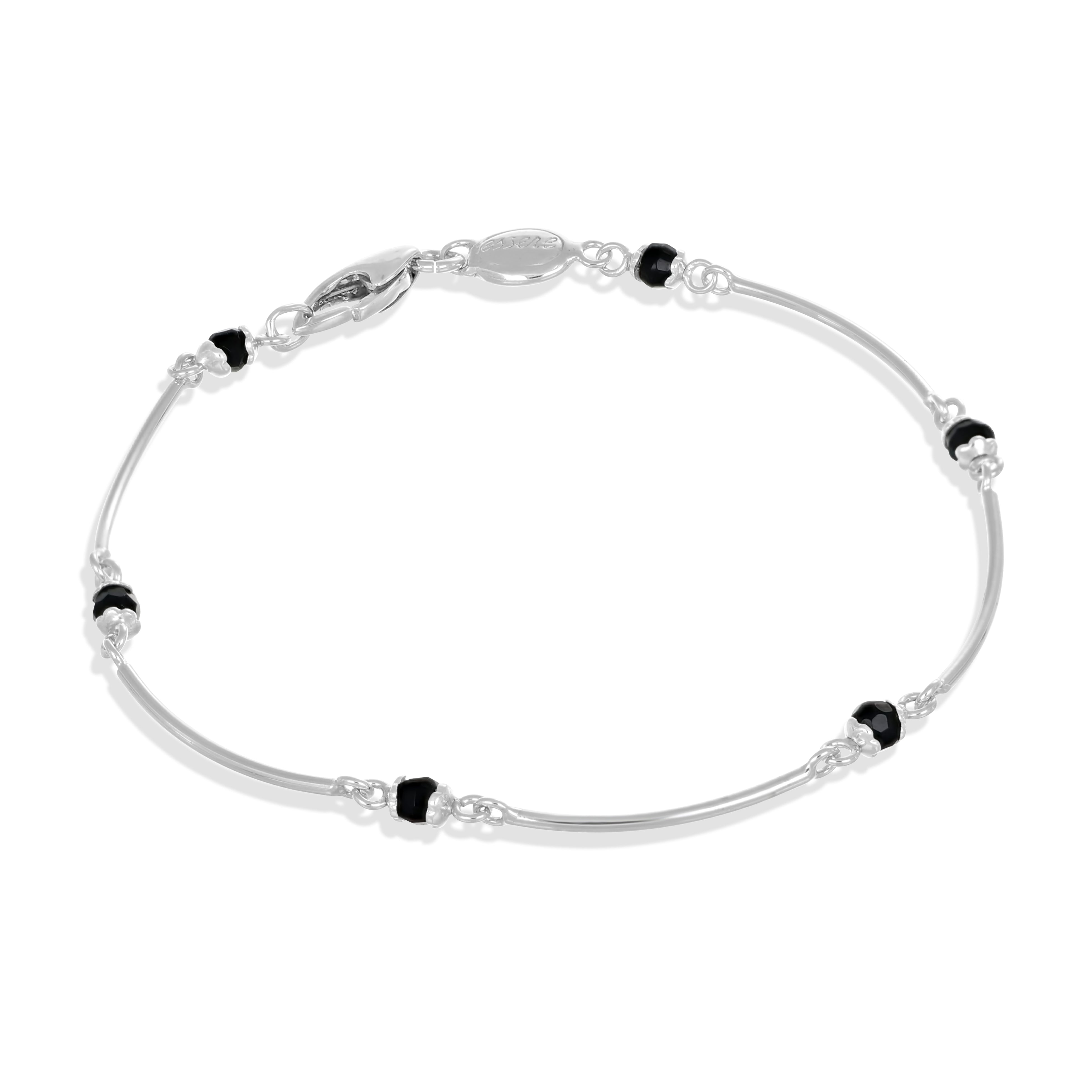 Bracciale - 18 carati Oro bianco - 0.36ct. tw. Onice