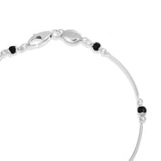 Bracciale - 18 carati Oro bianco - 0.36ct. tw. Onice