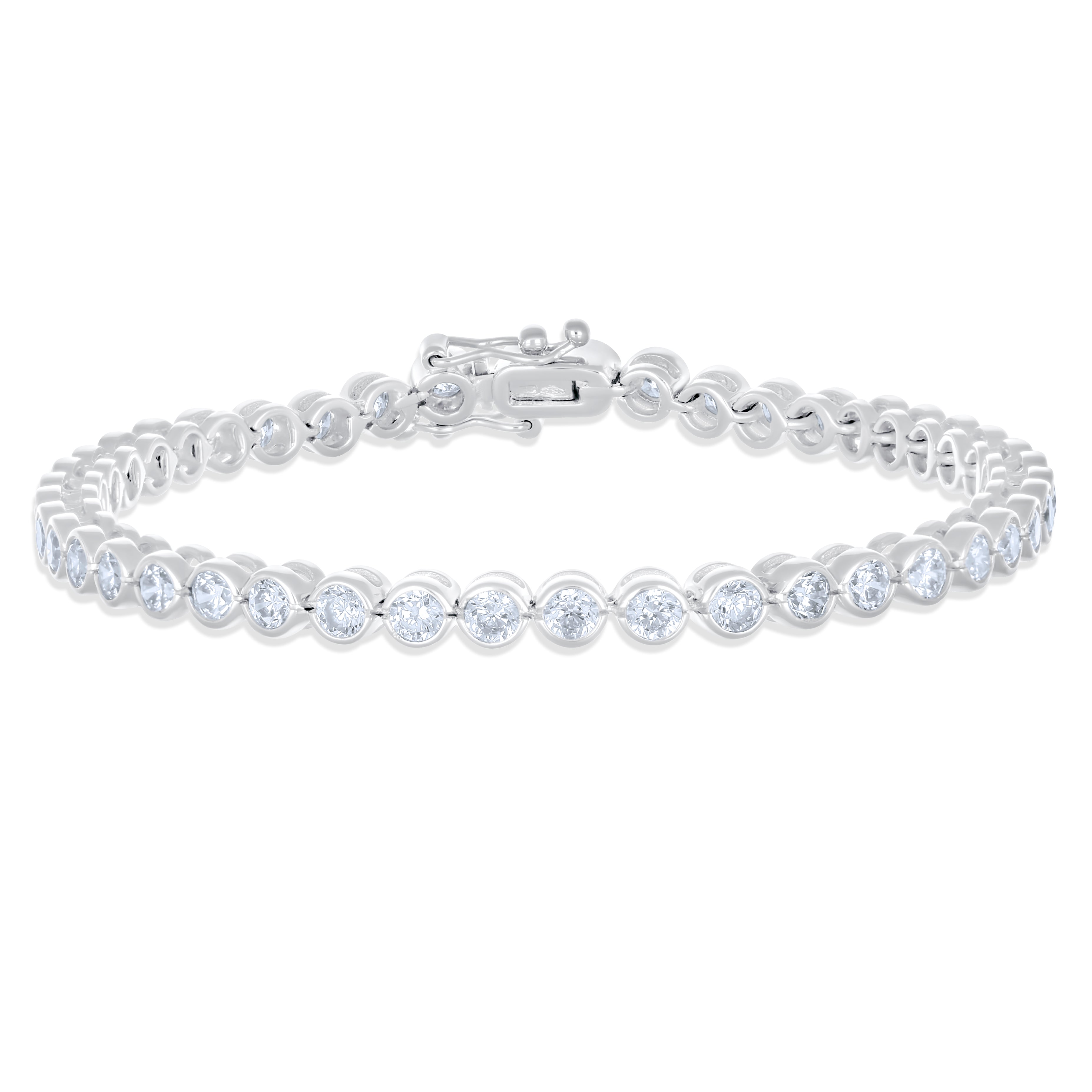 Bracciale in oro bianco 18 carati con Zirconi