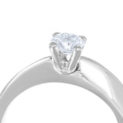 Anello - 18 carati Oro bianco - 0.50ct. tw. Diamante (Naturale)