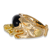 Anello - Oro giallo 18 kt - 6,00 ct. tw. Onice