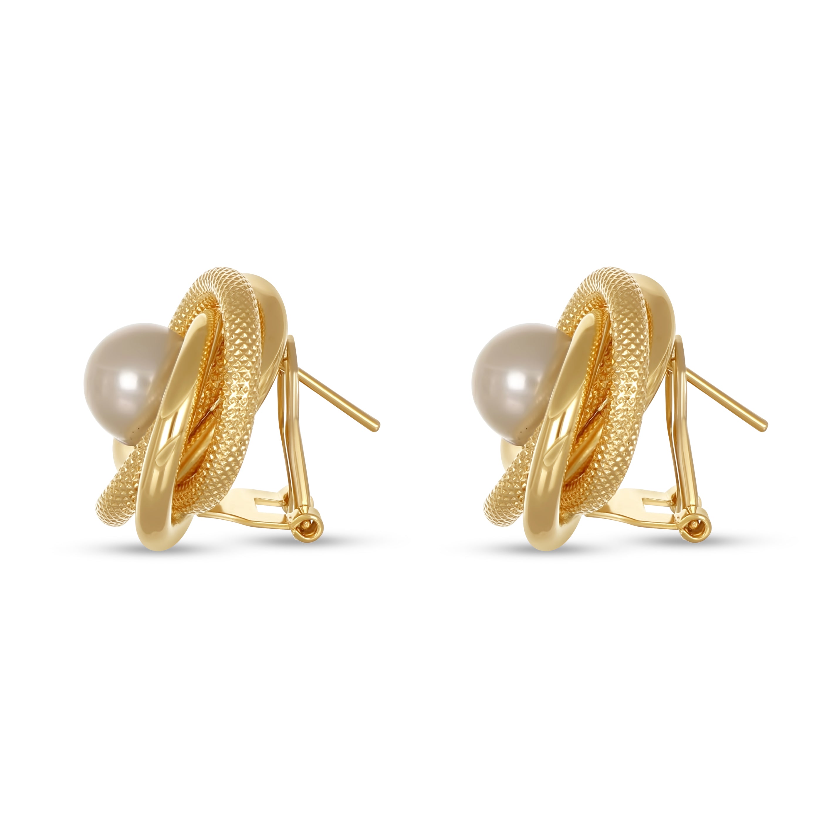 Orecchini - Oro giallo 18 kt. - Perla