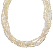 Collana - 18 carati Oro giallo- perla