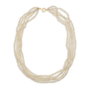 Collana - 18 carati Oro giallo- perla