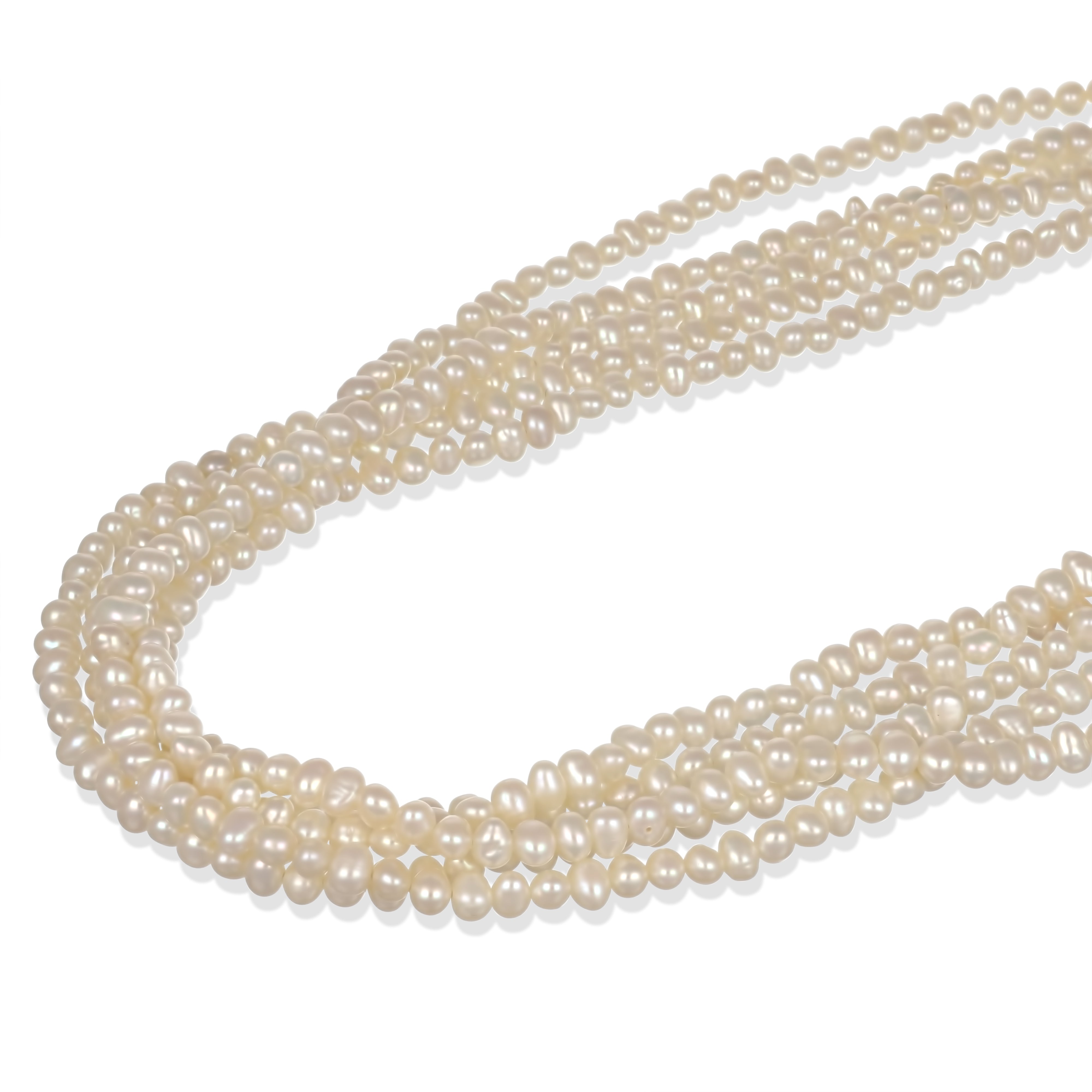 Collana - 18 carati Oro giallo- perla