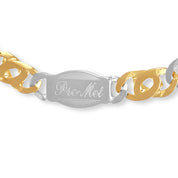 Bracciale in Oro giallo , Oro Bianco 18 carati