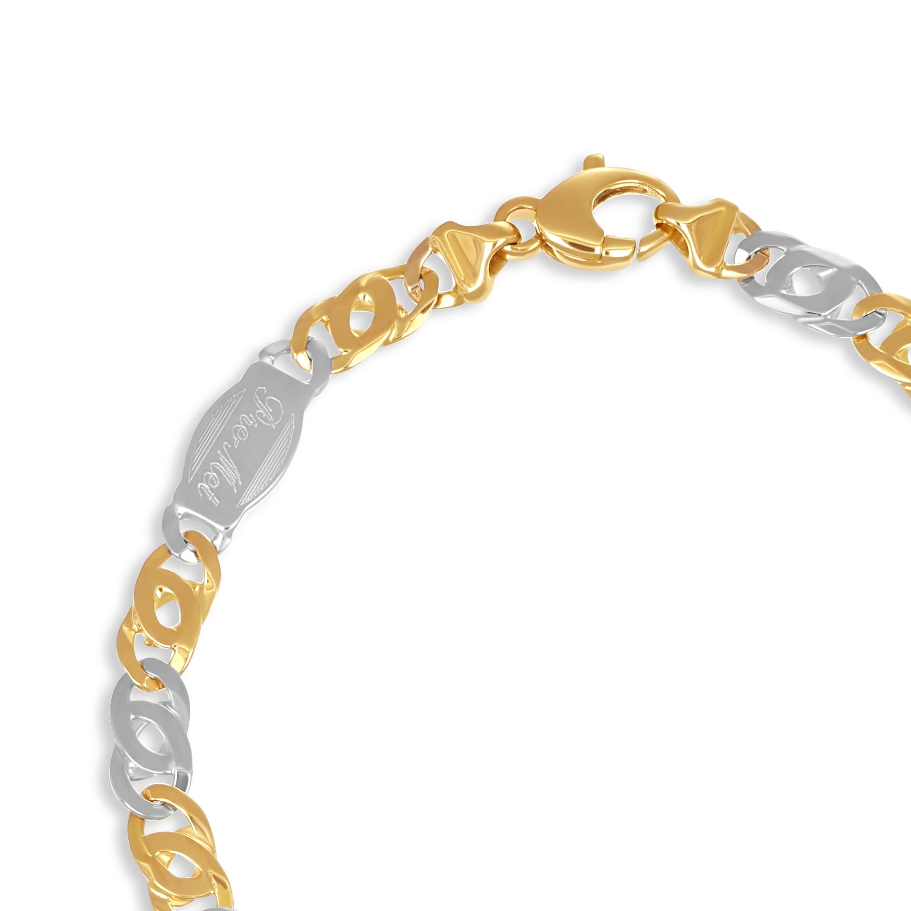 Bracciale in Oro giallo , Oro Bianco 18 carati