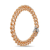 Bracciale - 18 carati Oro rosa - 4.00ct. tw. Diamante (Naturale)