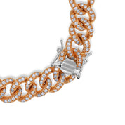 Bracciale - 18 carati Oro rosa - 4.00ct. tw. Diamante (Naturale)