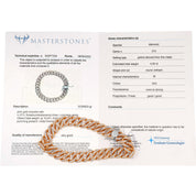 Bracciale - 18 carati Oro rosa - 4.00ct. tw. Diamante (Naturale)