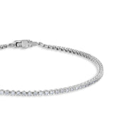 Bracciale - 18 carati Oro bianco - 0.92ct. tw. Diamante (Naturale)