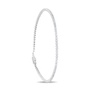 Bracciale - 18 carati Oro bianco - 0.92ct. tw. Diamante (Naturale)