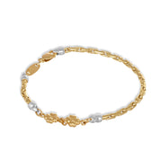 Bracciale in Oro giallo , Oro bianco 18 carati