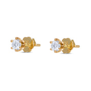 Orecchini - Oro giallo 18 kt. - 0,50 ct. tw. Diamante (Naturale)