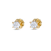 Orecchini - Oro giallo 18 kt. - 0,50 ct. tw. Diamante (Naturale)