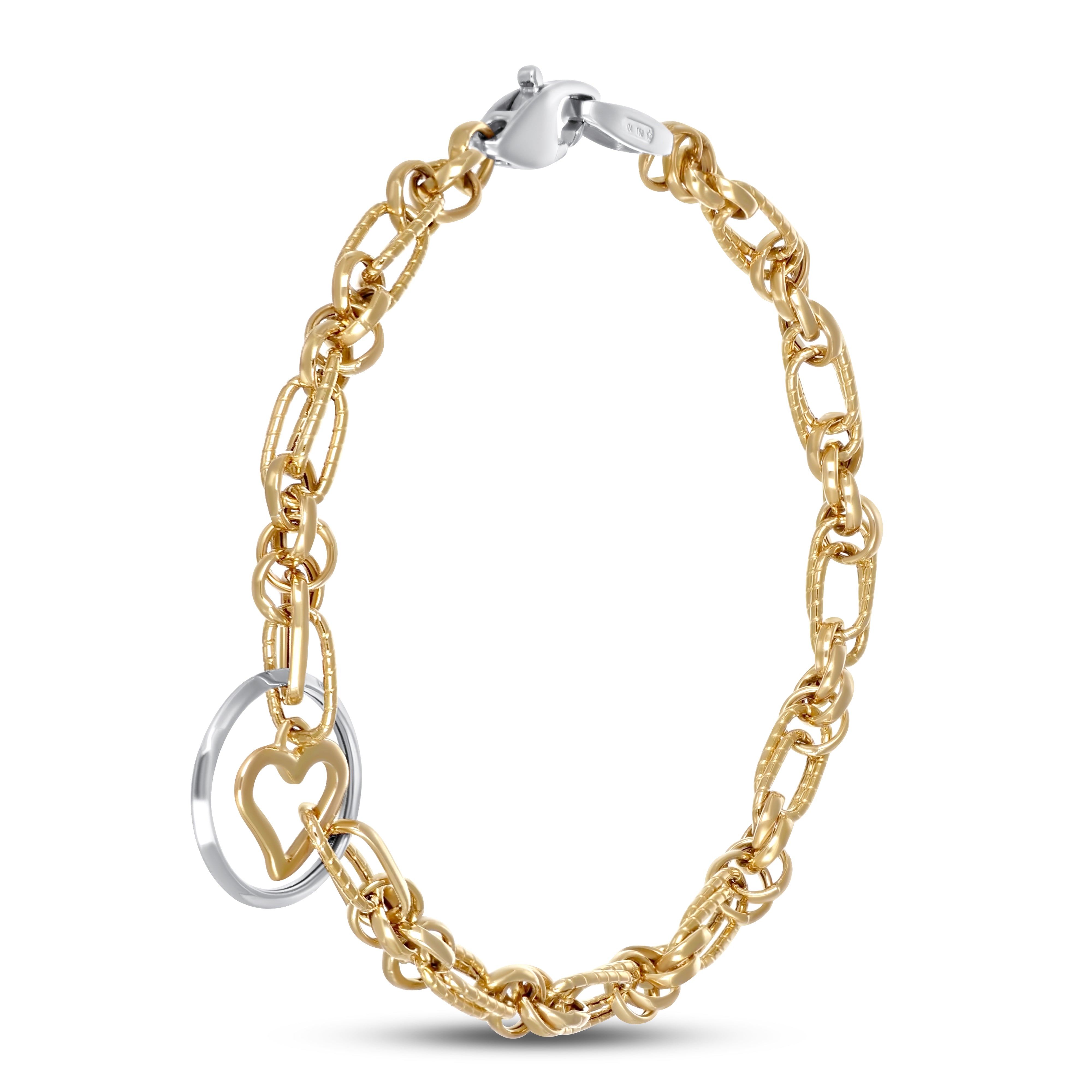 Bracciale in Oro giallo, Oro bianco 18 carati