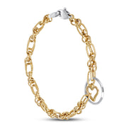 Bracciale in Oro giallo, Oro bianco 18 carati