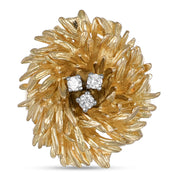 Anello - Oro bianco 18 kt., Oro giallo - 0,15 ct. tw. Diamante (naturale)