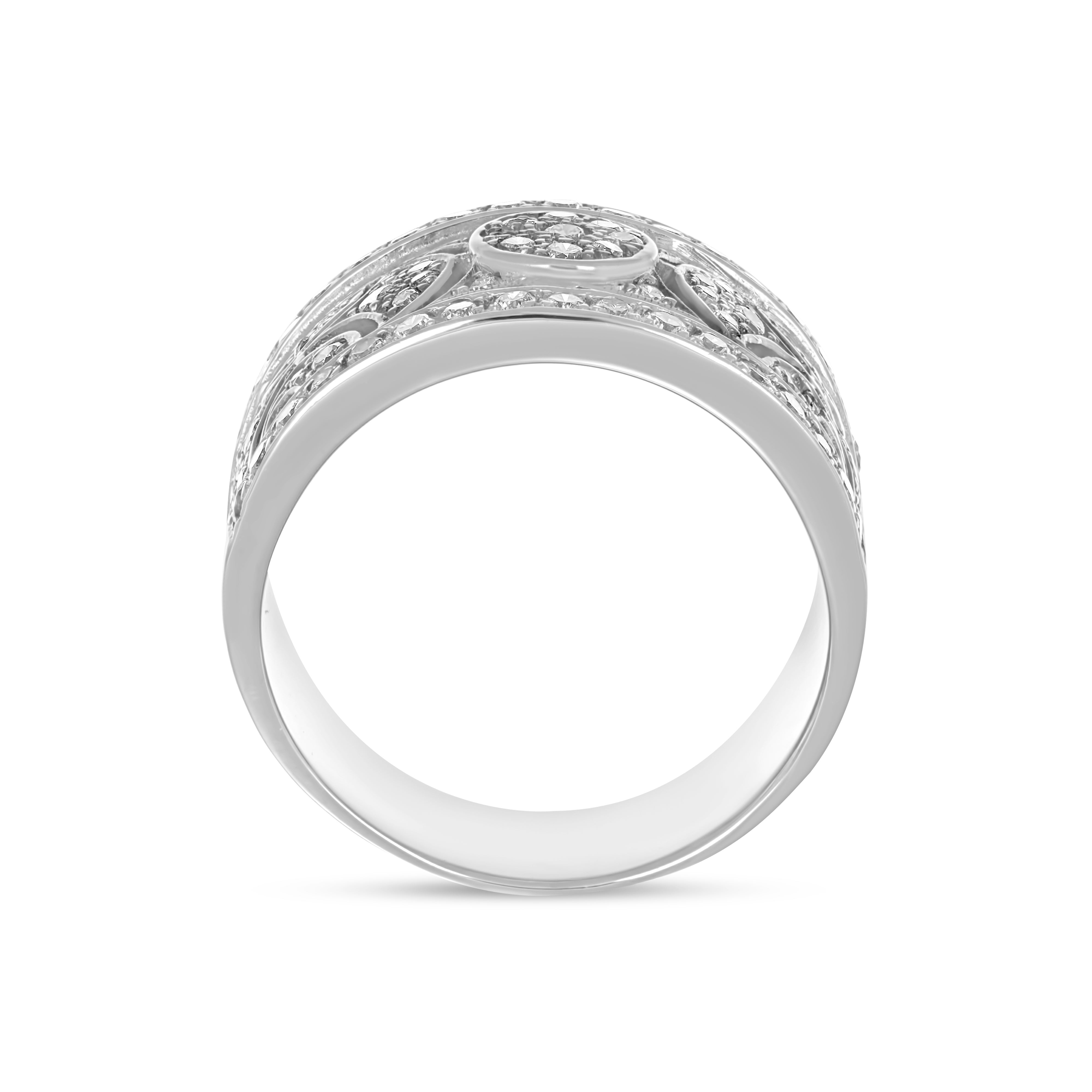 Anello - Oro bianco 18 kt. - 1,93 ct. tw. Diamante (naturale)