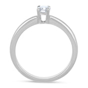 Anello - 18 carati Oro bianco - 0.25ct. tw. Diamante (Naturale)