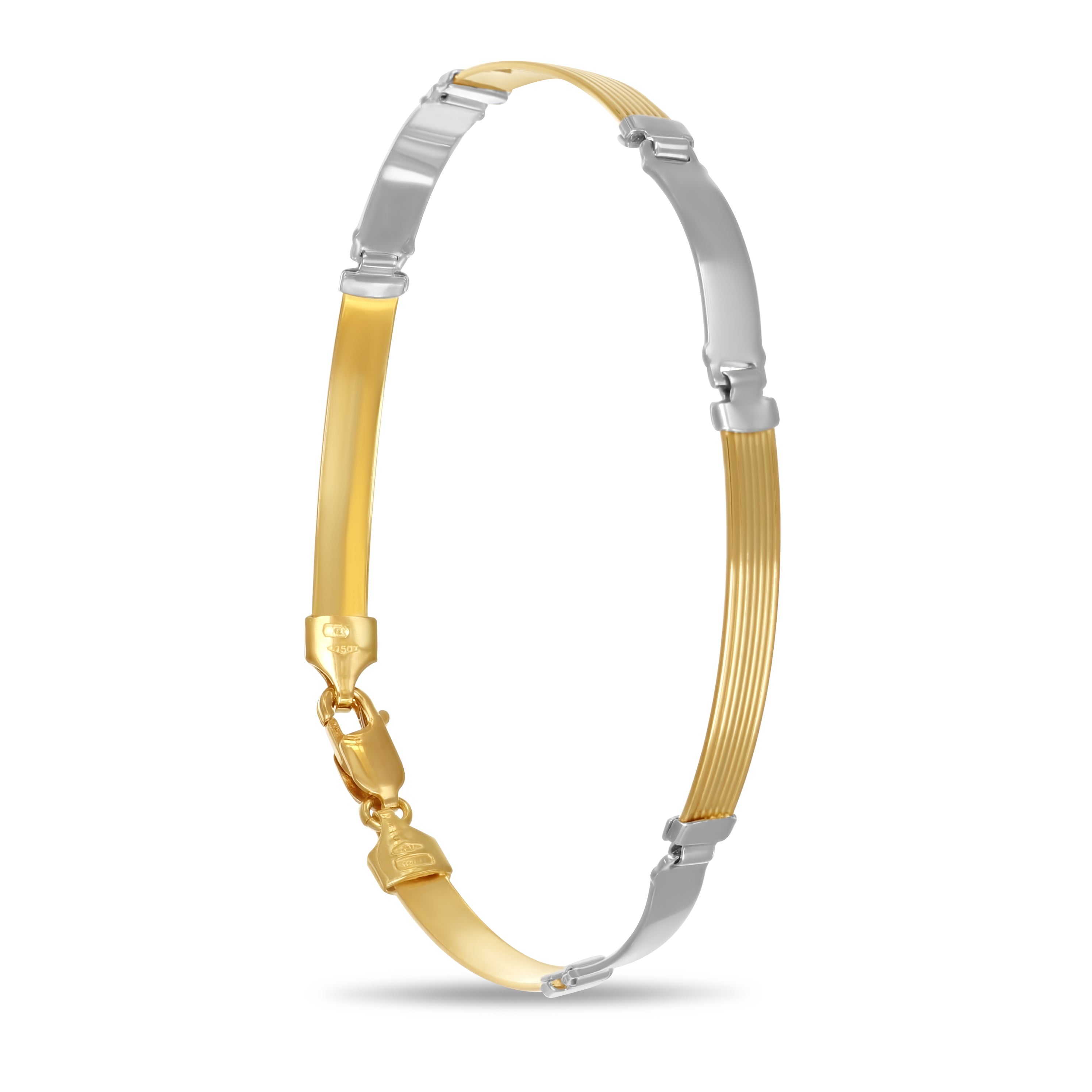 Bracciale in Oro giallo ,Oro Bianco 18 carati