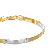 Bracciale in Oro giallo ,Oro Bianco 18 carati