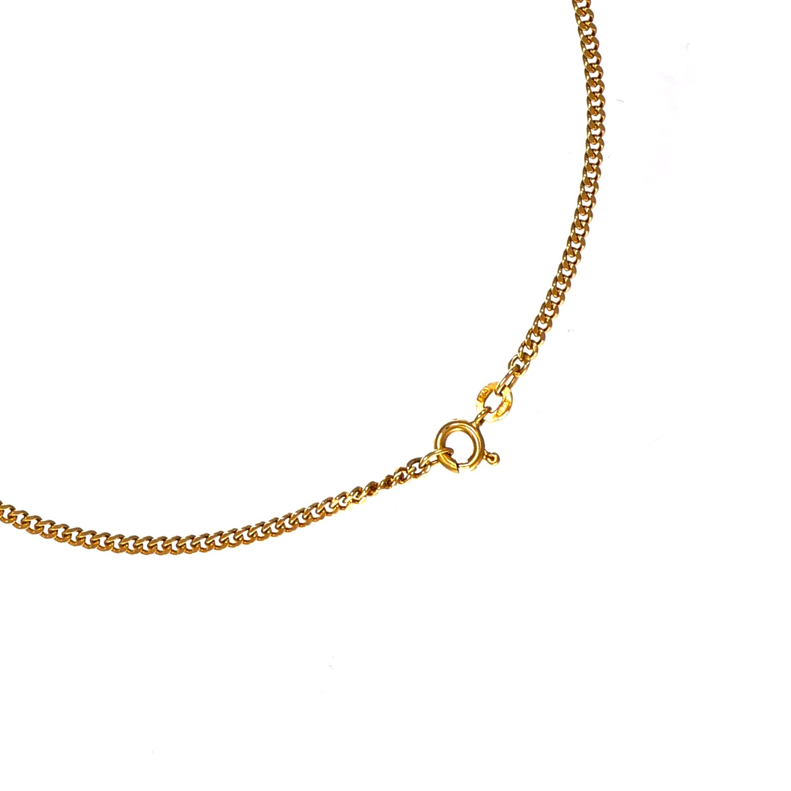 Collana con ciondolo - 18 carati Oro bianco, Oro giallo - 0.08ct. tw. Diamante (Naturale)