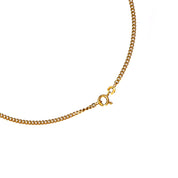 Collana con ciondolo - 18 carati Oro bianco, Oro giallo - 0.08ct. tw. Diamante (Naturale)