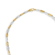 Collana con Ciondolo in Oro Giallo , Oro Bianco 18 carati