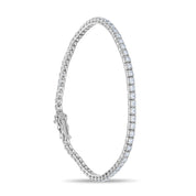 Bracciale - 18 carati Oro bianco - 2.50ct. tw. Diamante (Naturale)