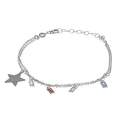 Bracciale in Argento 925 Rodio