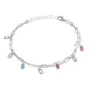 Bracciale in Argento 925 Rodio