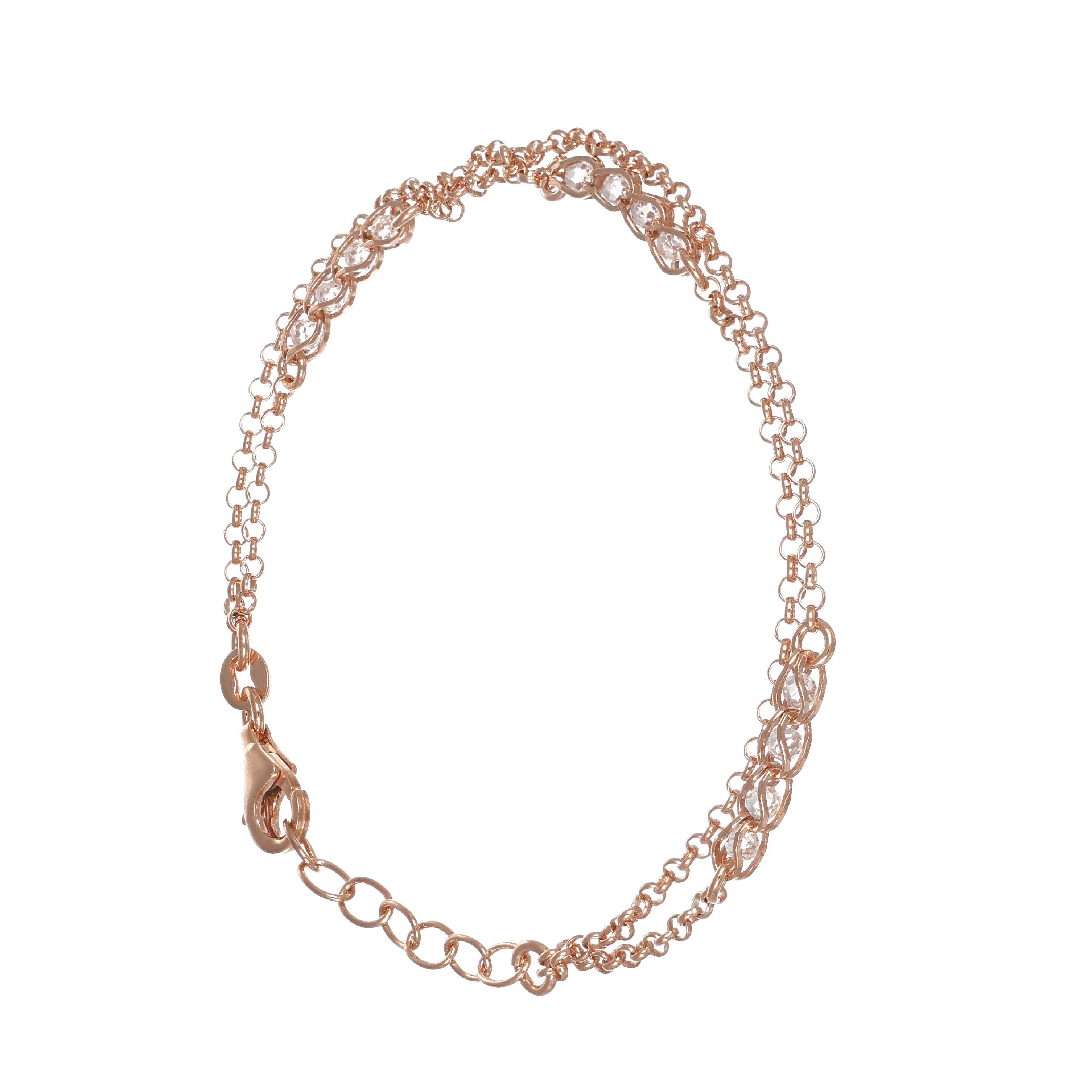 Bracciale in Argento 925 Rose