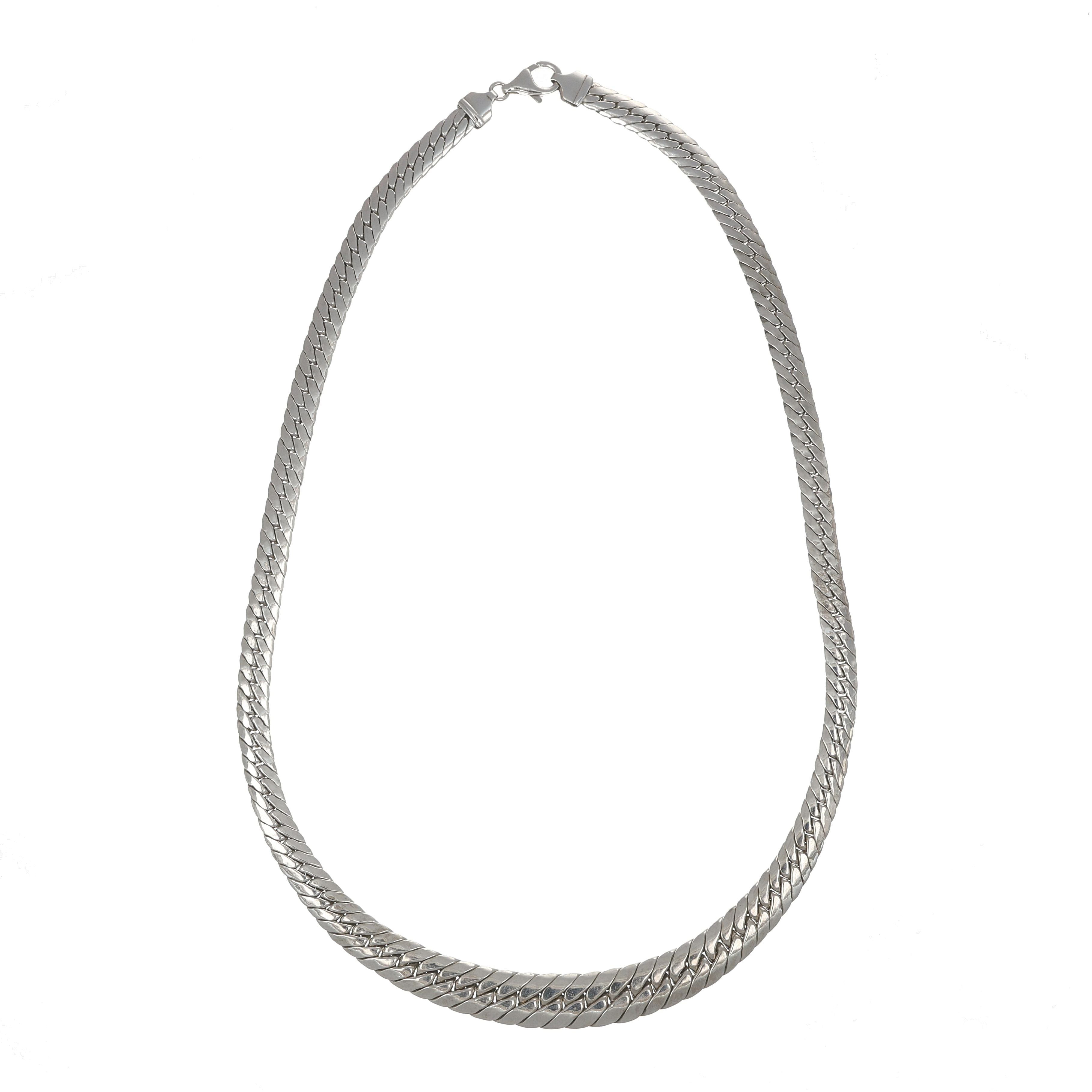 Collana in Argento 925 Rodio