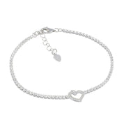 Bracciale in argento 925 Rodio