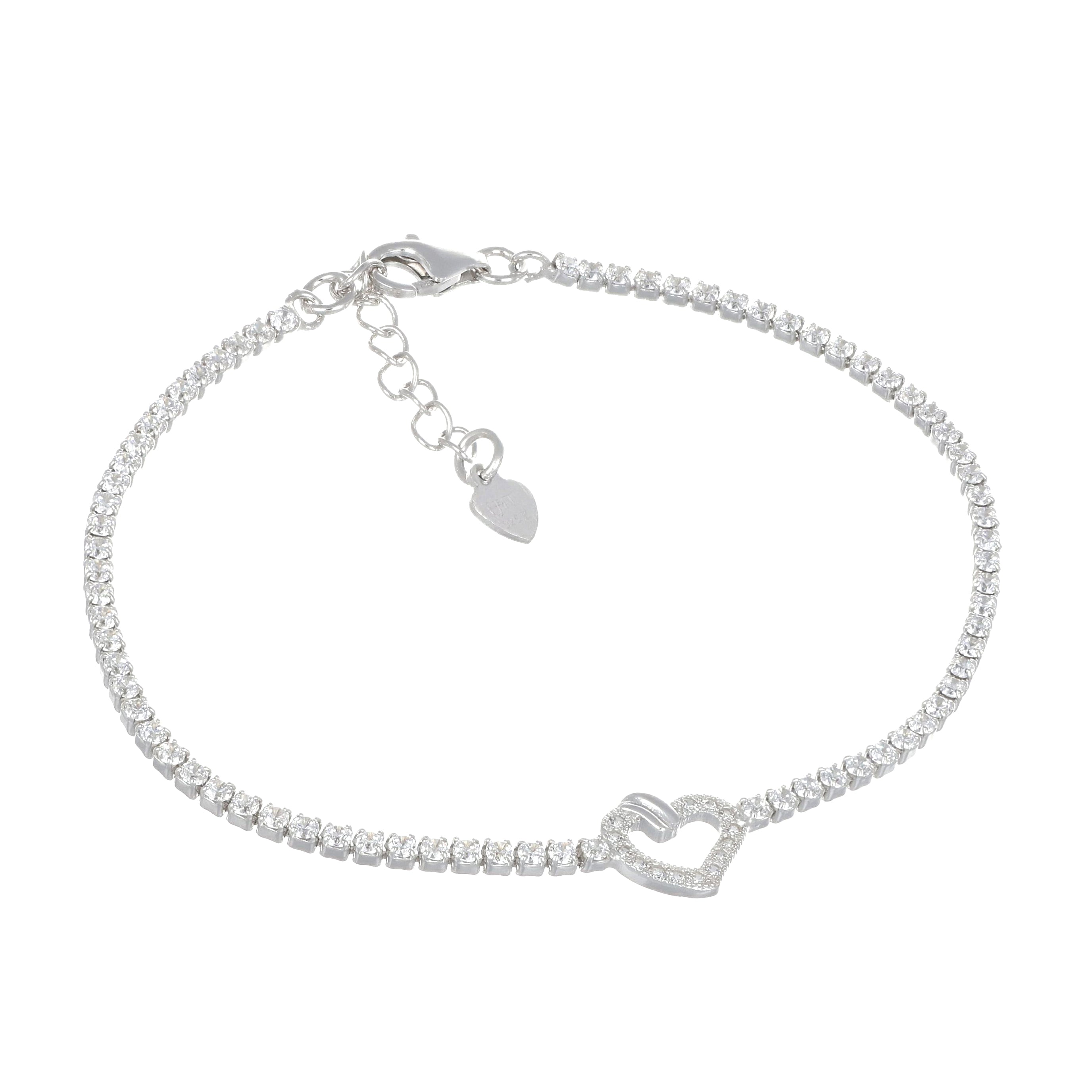 Bracciale in argento 925 Rodio