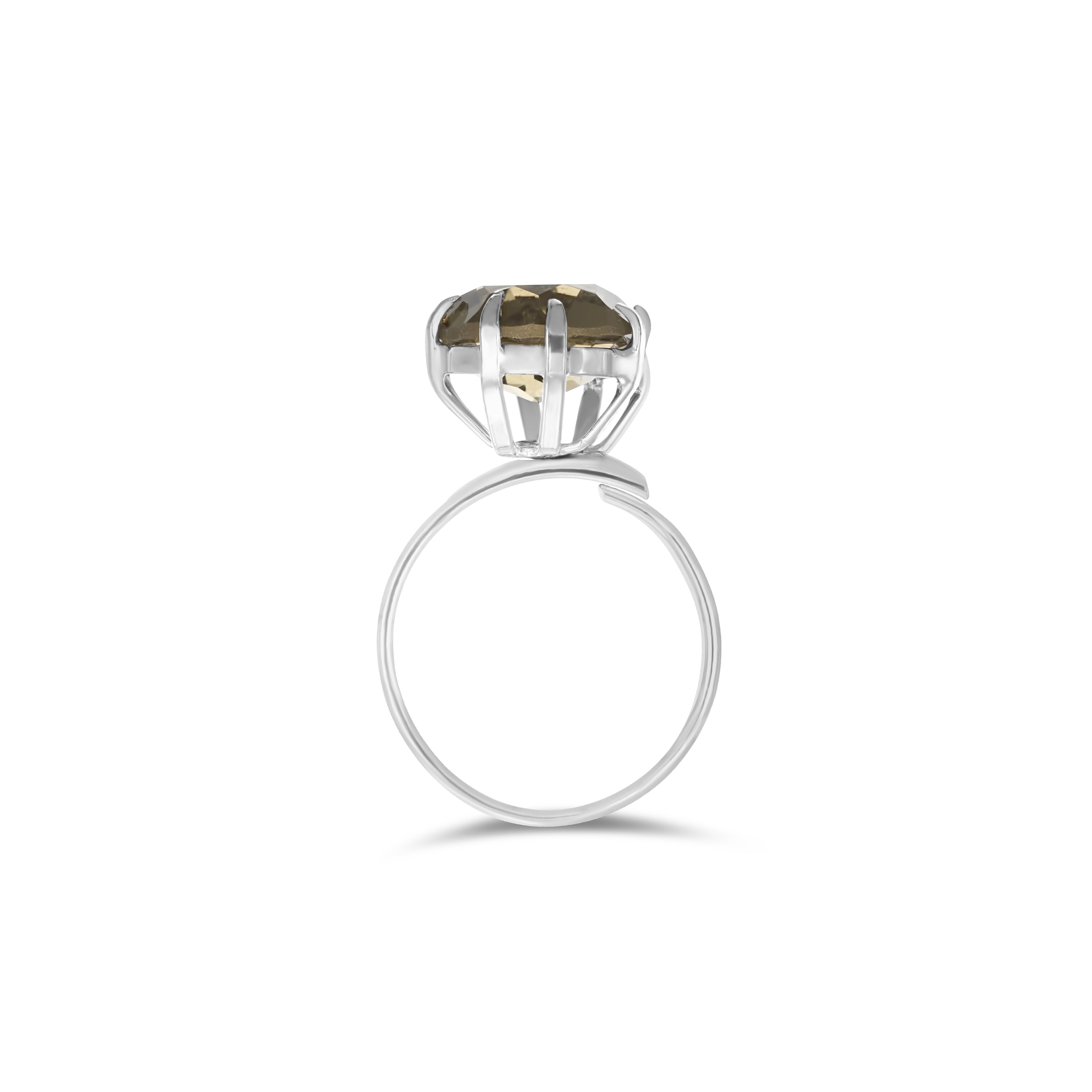 Anello in Argento con Quarzo da 5,00 Ct