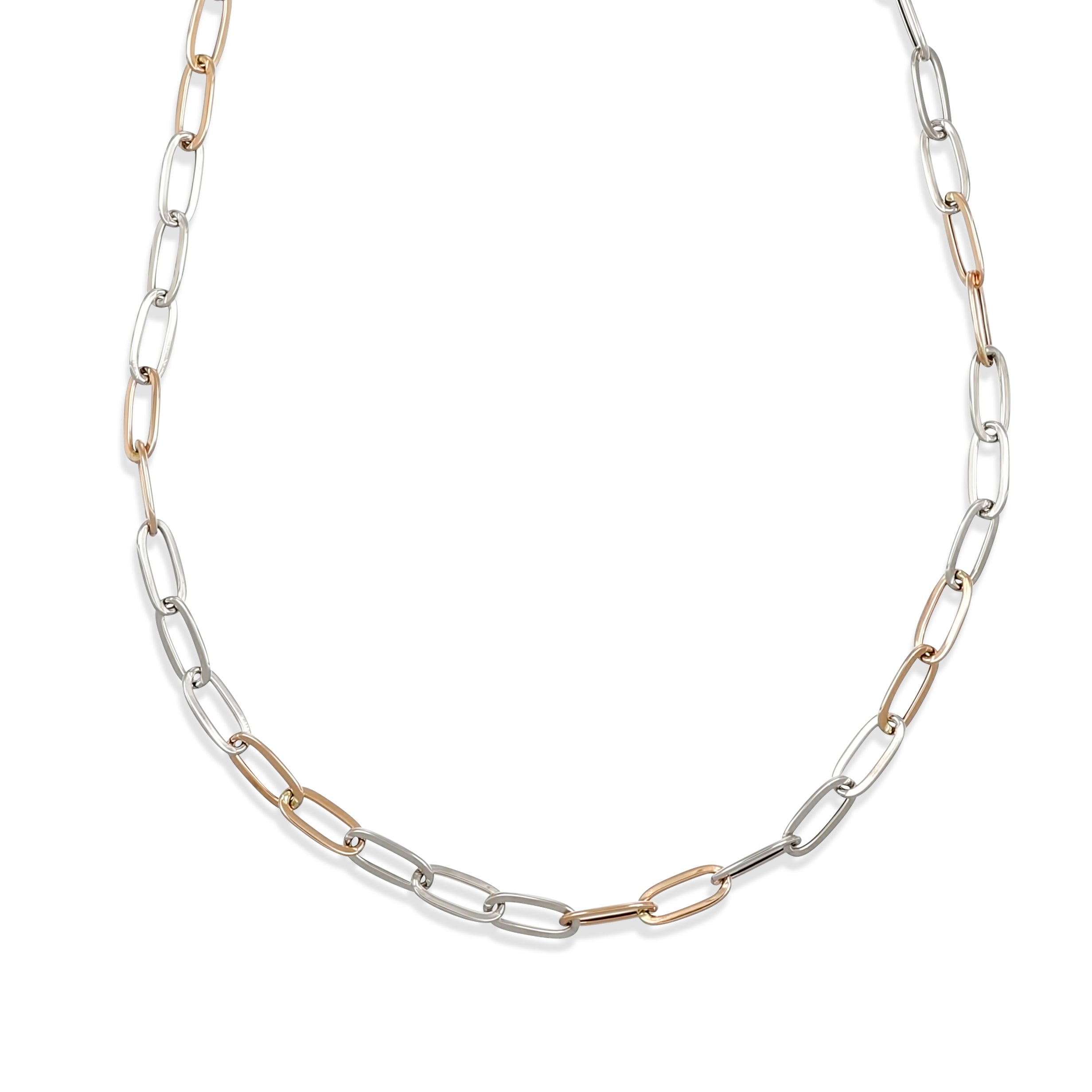 Collana - 18 carati Oro bianco, Oro rosa