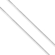 Collana con ciondolo - 18 carati Oro bianco - 0.92ct. tw. Acquamarina - Diamante