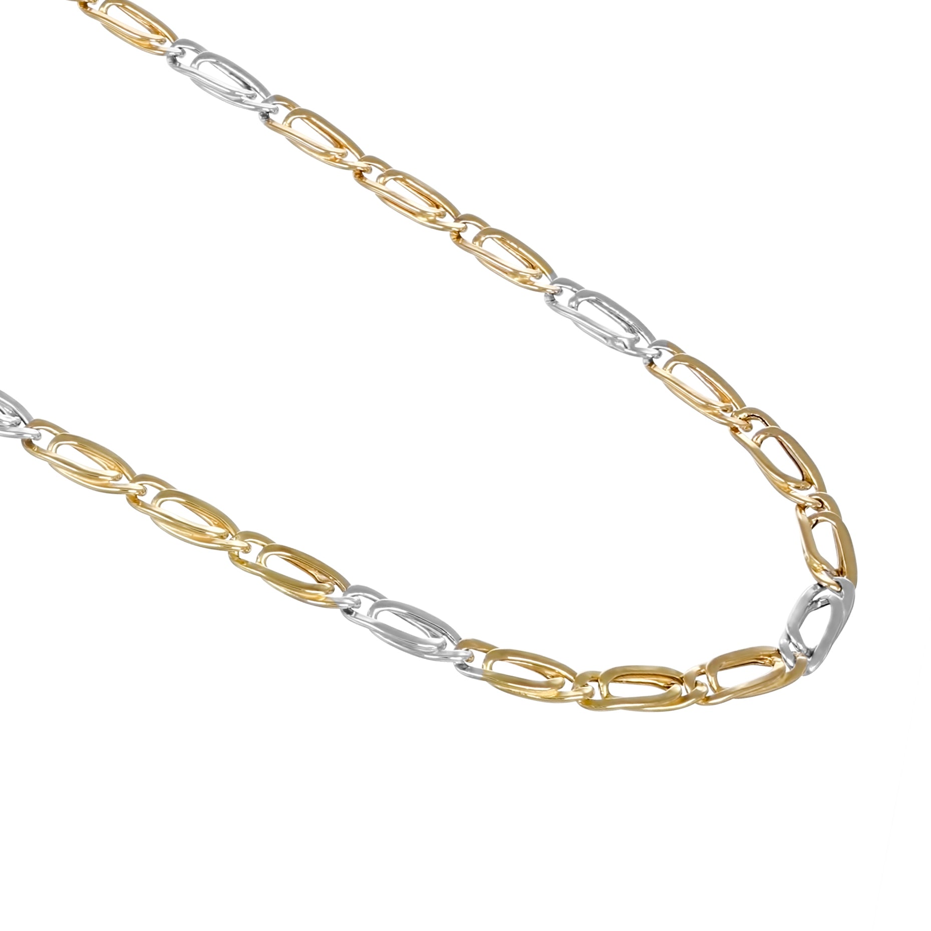 Collana in Oro giallo, Oro Bianco 18 carati